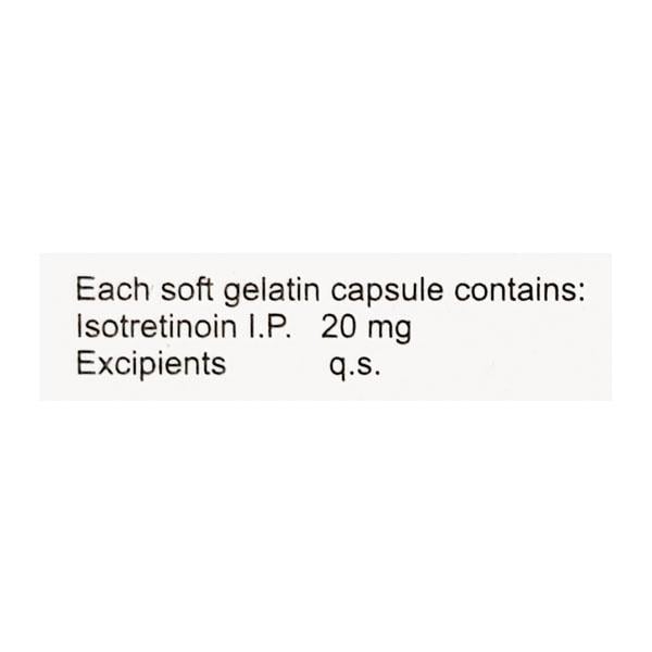 Isac 20mg Capsule 10'S - Global Surgicals