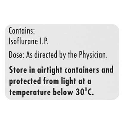 ISIFRANE 250 Liquid For Inhalation 250ml - Global Surgicals