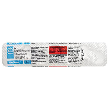 Ismo Retard 40mg Tablet 7'S - Global Surgicals