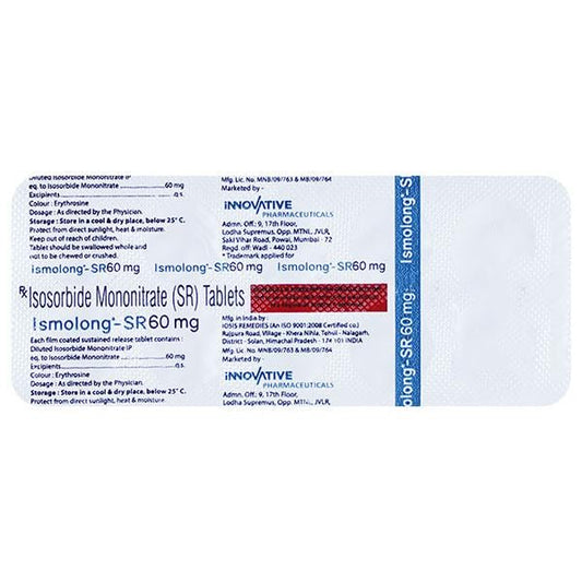 ISMOLONG SR 60 Tablet 10's - Global Surgicals