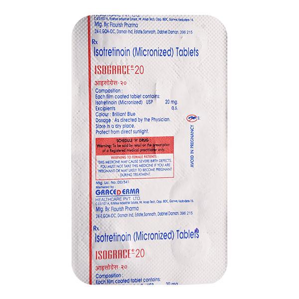 ISOGRACE 20 Tablet 10's - Global Surgicals