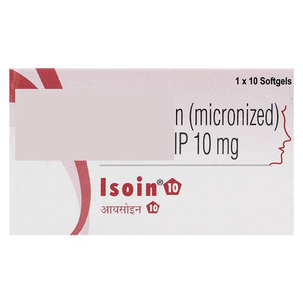 Isoin 10mg Capsule 10'S - Global Surgicals