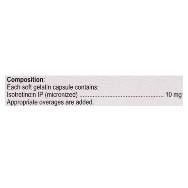 Isoin 10mg Capsule 10'S - Global Surgicals