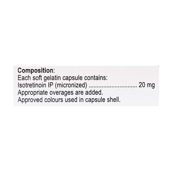 Isoin 20mg Capsule 10'S - Global Surgicals