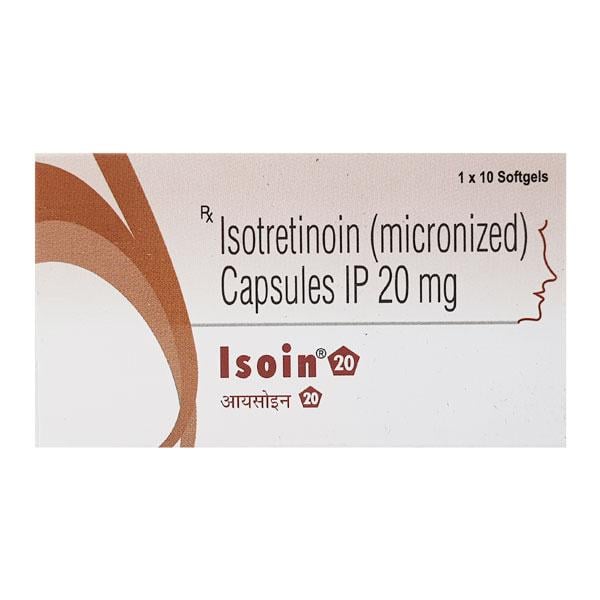 Isoin 20mg Capsule 10'S - Global Surgicals