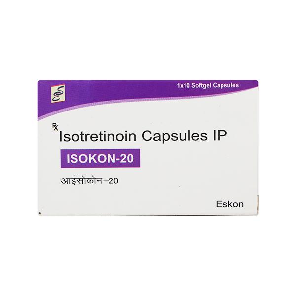 ISOKON 20mg Capsule 10's - Global Surgicals