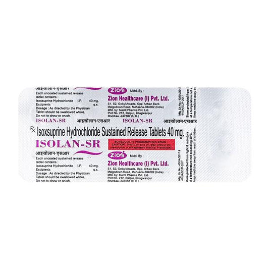ISOLAN SR Tablet 10's - Global Surgicals