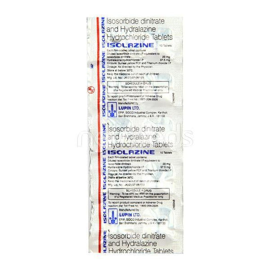Isolazine Tablet 10'S - Global Surgicals
