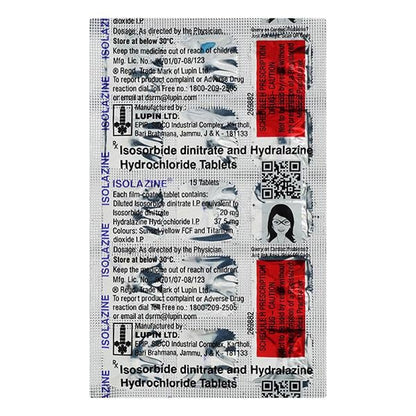 ISOLAZINE Tablet 15's - Global Surgicals