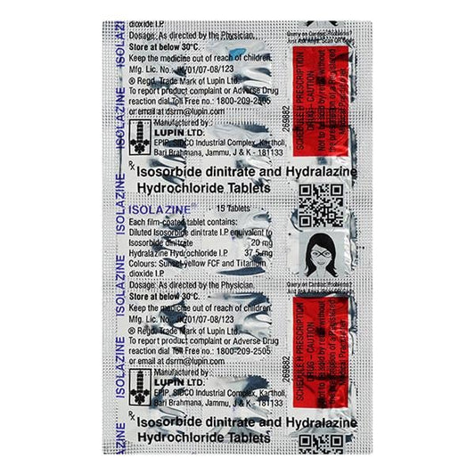 ISOLAZINE Tablet 15's - Global Surgicals