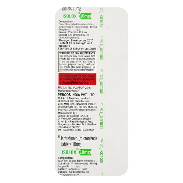 ISOLOX 10 Tablet 10's - Global Surgicals