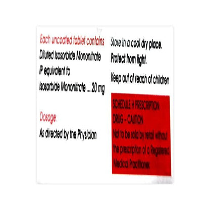 Isomin 20mg Tablet 10'S - Global Surgicals