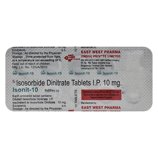 ISONIT 10 Tablet 10's - Global Surgicals