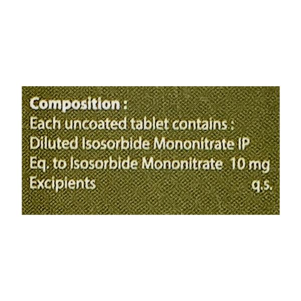 ISONITRATE 10 Tablet 10's - Global Surgicals