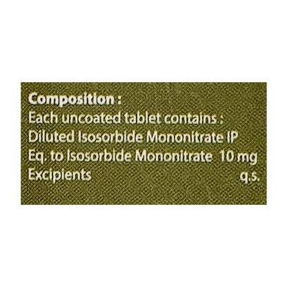 ISONITRATE 10 Tablet 10's - Global Surgicals