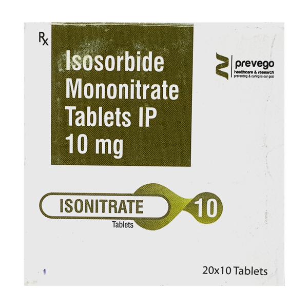 ISONITRATE 10 Tablet 10's - Global Surgicals