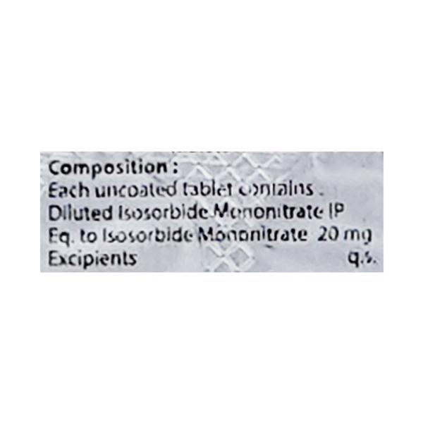 ISONITRATE 20 Tablet 10's - Global Surgicals