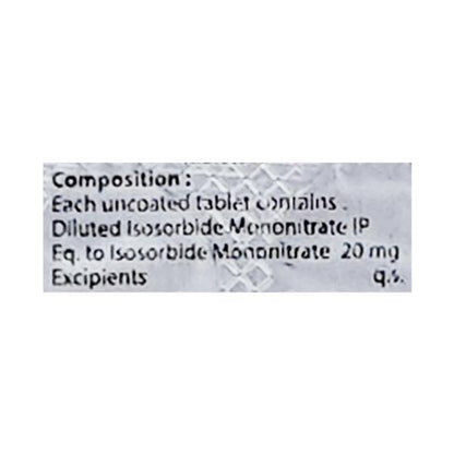 ISONITRATE 20 Tablet 10's - Global Surgicals