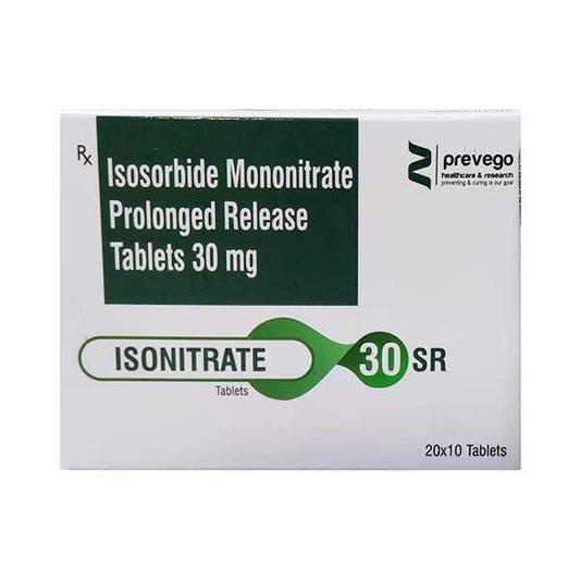 ISONITRATE 30 SR Tablet 10's - Global Surgicals