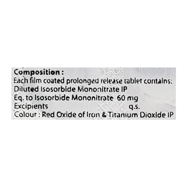ISONITRATE 60 SR Tablet 10's - Global Surgicals