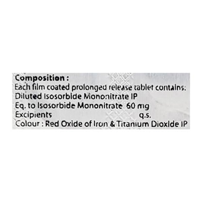 ISONITRATE 60 SR Tablet 10's - Global Surgicals