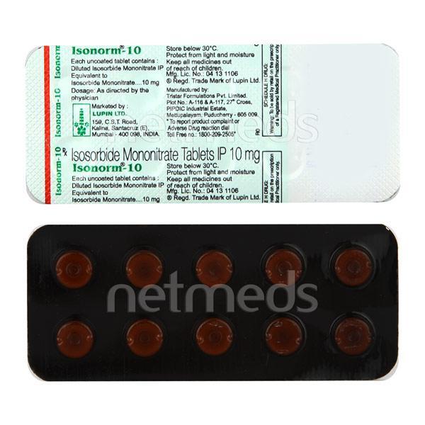 Isonorm 10mg Tablet 10'S - Global Surgicals