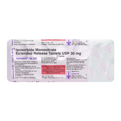 Isonorm SR 30mg Tablet 10'S - Global Surgicals
