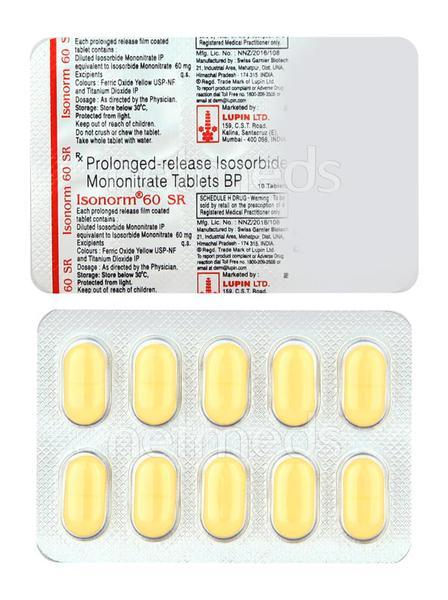Isonorm SR 60mg Tablet 10'S - Global Surgicals