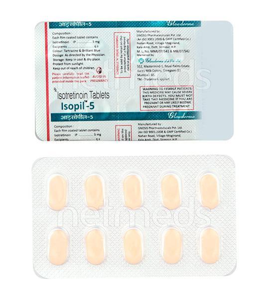 Isopil 5mg Tablet 10'S - Global Surgicals