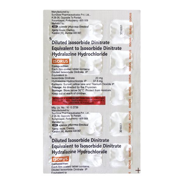 ISORUS Tablet 15's - Global Surgicals