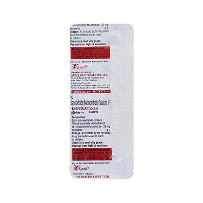 ISOTRATE 20 Tablet 10's - Global Surgicals