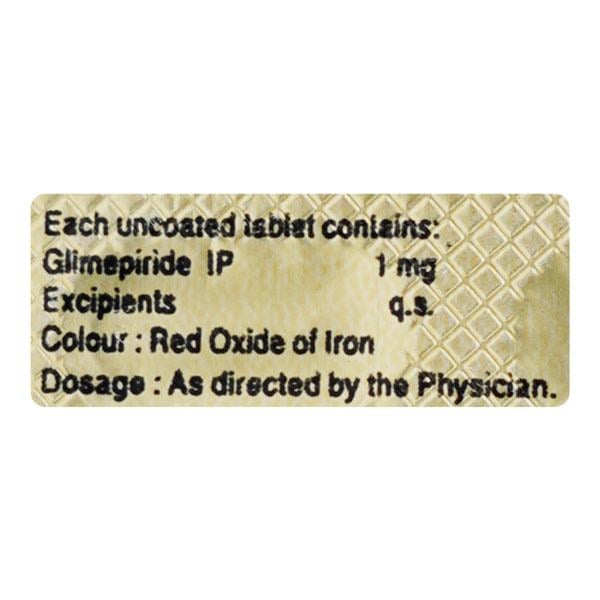 Isryl 1mg Tablet 10'S - Global Surgicals