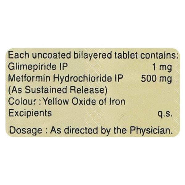 Isryl M 1Mg Tablet 15's - Global Surgicals