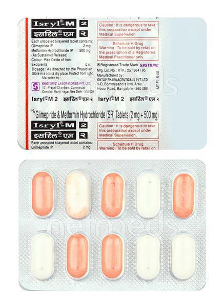 Isryl M 2mg Tablet 10'S - Global Surgicals