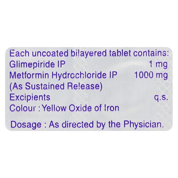 Isryl M1 Forte Tablet 15'S - Global Surgicals