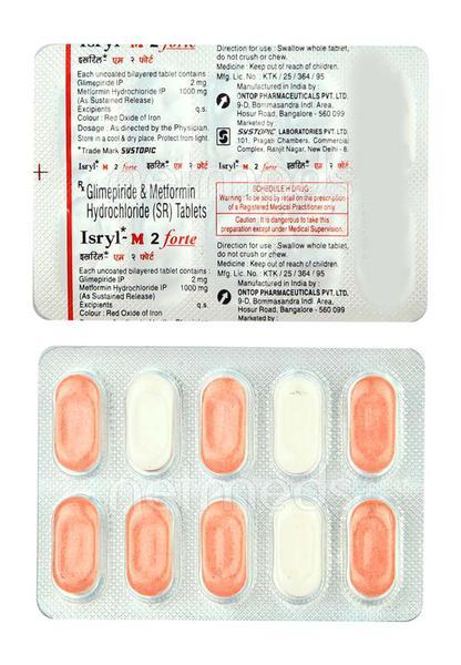 Isryl M2 Forte Tablet 10'S - Global Surgicals