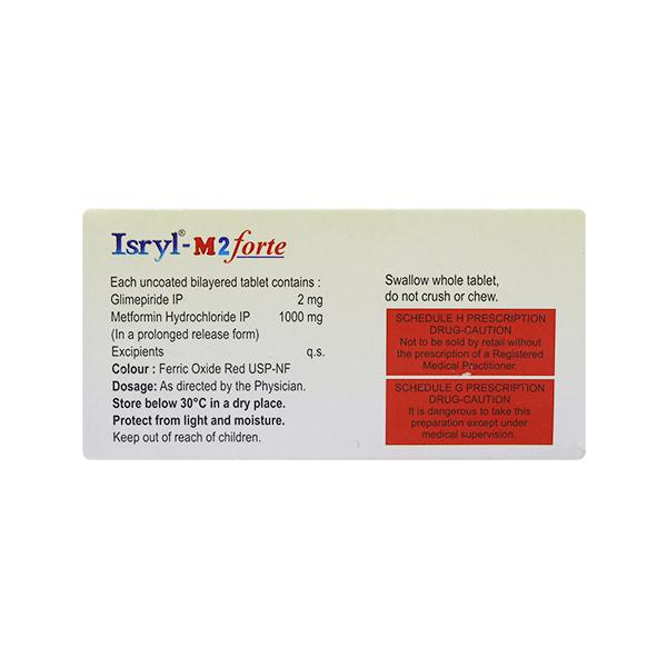 Isryl M2 Forte Tablet 15's - Global Surgicals
