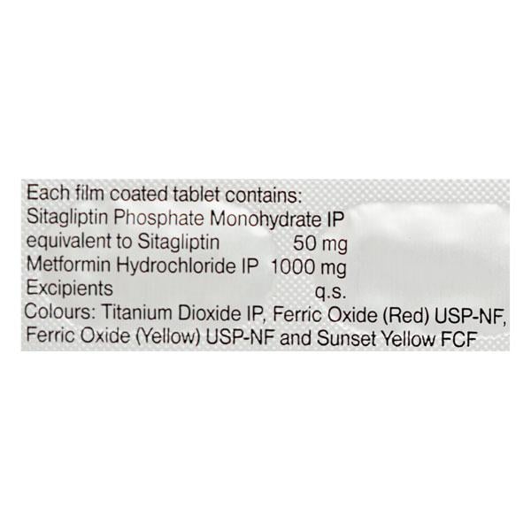 Istamet 50/1000mg Tablet 15'S - Global Surgicals
