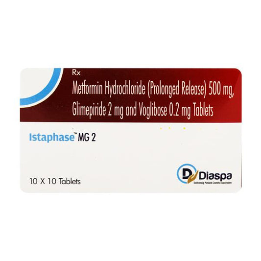 Istaphase mg 2/500/0.2mg Tablet 10'S - Global Surgicals