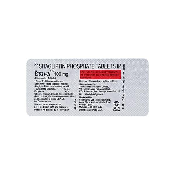 ISTAVEL 100mg Tablet 10's - Global Surgicals