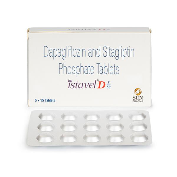 ISTAVEL D 5/50 Tablet 15's - Global Surgicals