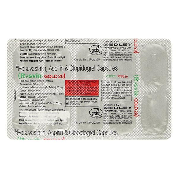 ROSVIN GOLD 20 Capsule 10's