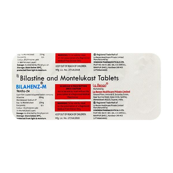BILAHENZ M Tablet 10's