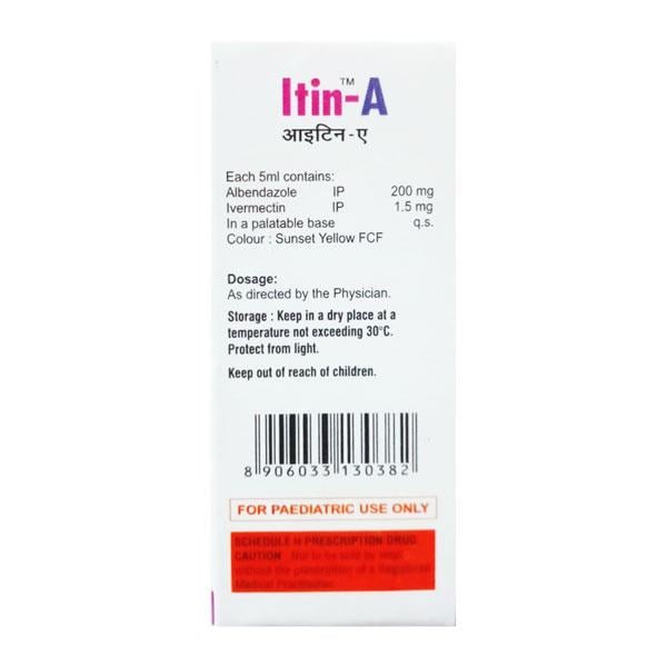 Itin A Suspension 10ml - Global Surgicals