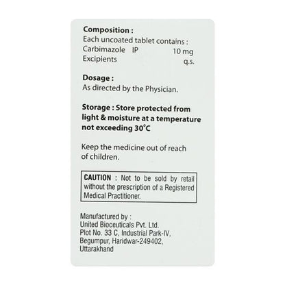 CARBIROSE 10 Tablet 100's