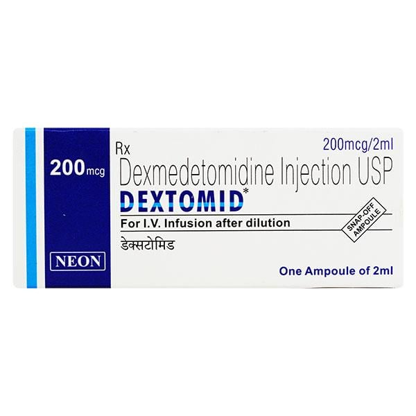 Dextomid 200mcg Injection 2ml