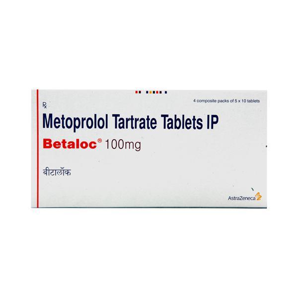 Betaloc 100mg Tablet 10'S
