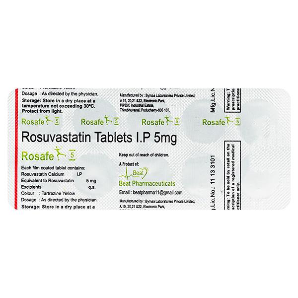 Rosafe 5mg Tablet 10'S