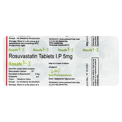 Rosafe 5mg Tablet 10'S