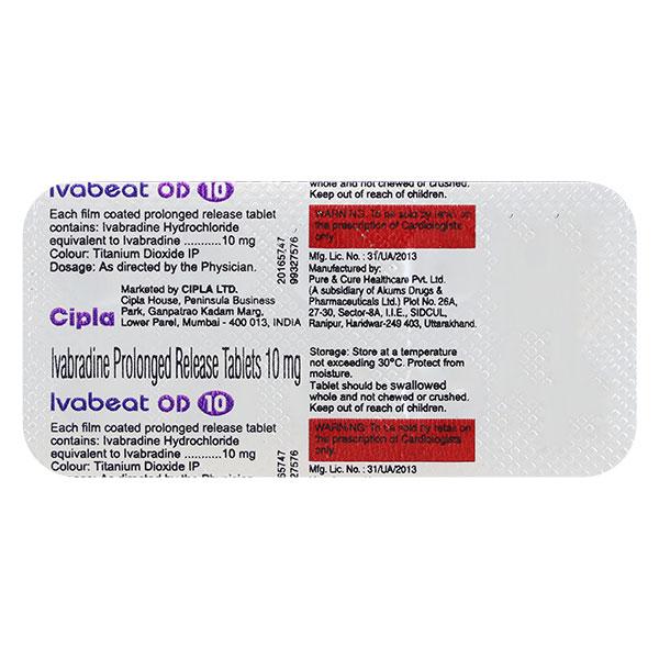 IVABEAT OD 10 Tablet 10's - Global Surgicals